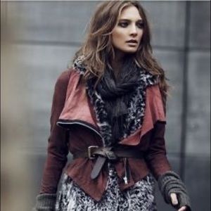 Muubaa Alexis soft suede jacket